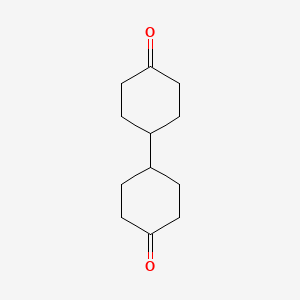 molecular formula C12H18O2 B1266944 4,4'-Bicyclohexanone CAS No. 23391-99-3