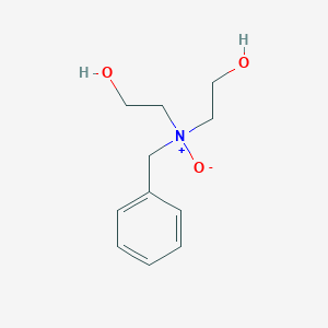 molecular formula C11H17NO3 B1266945 N-benzyl-2-hydroxy-N-(2-hydroxyethyl)ethanamine oxide CAS No. 15831-62-6