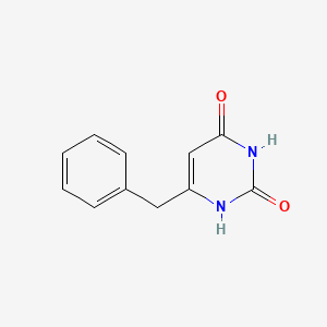 molecular formula C11H10N2O2 B1266948 6-Benzylpyrimidine-2,4(1h,3h)-dione CAS No. 13345-11-4