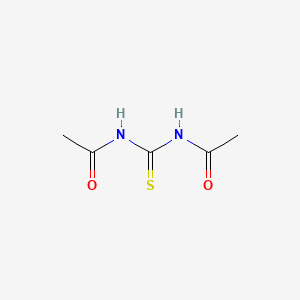 molecular formula C5H8N2O2S B12669491 N,N'-Diacetylthiourea CAS No. 4984-27-4