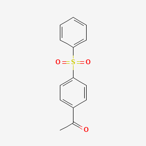 molecular formula C14H12O3S B1266954 1-(4-(Phenylsulfonyl)phenyl)ethanone CAS No. 65085-83-8
