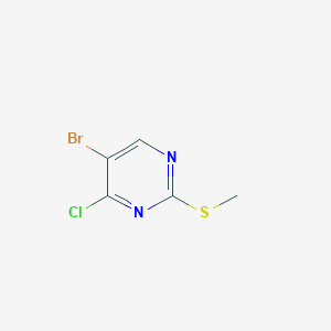molecular formula C5H4BrClN2S B1266955 5-Bromo-4-chloro-2-(methylthio)pyrimidine CAS No. 63810-78-6