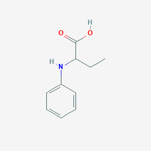 molecular formula C10H13NO2 B1266957 2-Anilinobutanoic acid CAS No. 67832-70-6