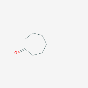 molecular formula C11H20O B1266959 4-叔丁基环庚酮 CAS No. 5932-62-7