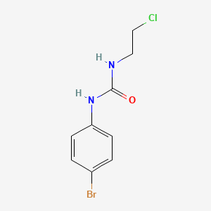 molecular formula C9H10BrClN2O B1266960 N-(4-溴苯基)-N'-(2-氯乙基)脲 CAS No. 15145-38-7
