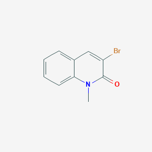 molecular formula C10H8BrNO B1266966 3-bromo-1-methylquinolin-2(1H)-one CAS No. 941-91-3