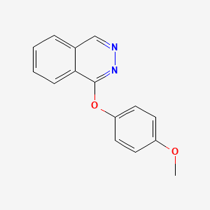 molecular formula C15H12N2O2 B12669694 Phthalazine, 1-(4-methoxyphenyl)- CAS No. 149365-39-9