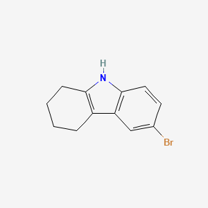 molecular formula C12H12BrN B1266970 6-溴-2,3,4,9-四氢-1H-咔唑 CAS No. 21865-50-9