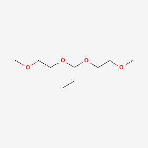 molecular formula C9H20O4 B12669708 2,5,7,10-Tetraoxaundecane, 6-ethyl- CAS No. 71563-31-0