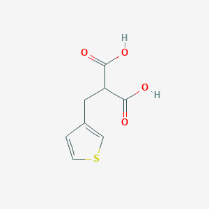 molecular formula C8H8O4S B1266972 2-(Thiophen-3-ylmethyl)propanedioic acid CAS No. 26415-26-9