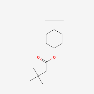 molecular formula C16H30O2 B12669728 4-(tert-Butyl)cyclohexyl 3,3-dimethylbutyrate CAS No. 85136-35-2