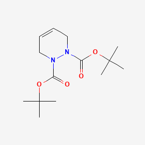 molecular formula C14H24N2O4 B1266979 Di-tert-butyl 3,6-dihydropyridazine-1,2-dicarboxylate CAS No. 13051-19-9