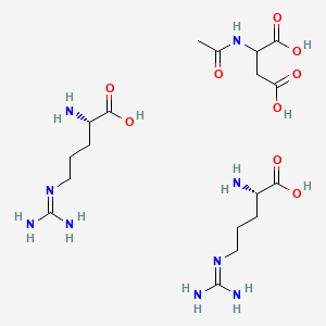 molecular formula C18H37N9O9 B12669825 Einecs 298-170-6 CAS No. 93778-34-8