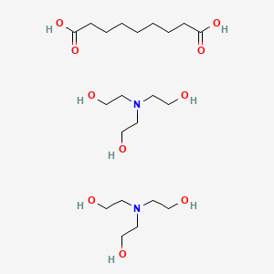 molecular formula C21H46N2O10 B12669840 Einecs 285-129-2 CAS No. 85030-05-3