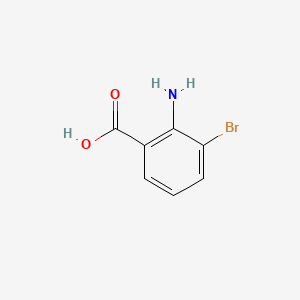 molecular formula C7H6BrNO2 B1266985 2-Amino-3-bromobenzoic acid CAS No. 20776-51-6