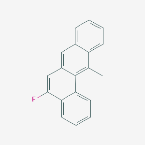 molecular formula C19H13F B12669854 Benz(a)anthracene, 5-fluoro-12-methyl- CAS No. 2793-07-9