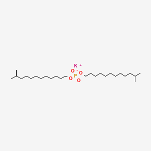 molecular formula C26H54KO4P B12669860 Potassium diisotridecyl phosphate CAS No. 74937-56-7