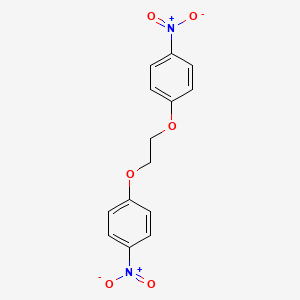 molecular formula C14H12N2O6 B1266988 1,2-Bis(4-nitrophenoxy)ethane CAS No. 14467-69-7