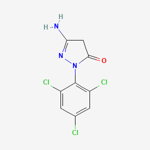 3-Amino-1-(2,4,6-trichlorophenyl)-2-pyrazolin-5-one