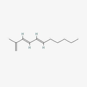 molecular formula C12H20 B12669908 1,3,5-Undecatriene, 2-methyl-, (3E,5E)- CAS No. 73398-98-8