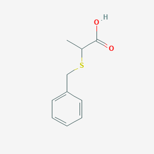 molecular formula C10H12O2S B1266992 2-(苄硫基)丙酸 CAS No. 6182-85-0