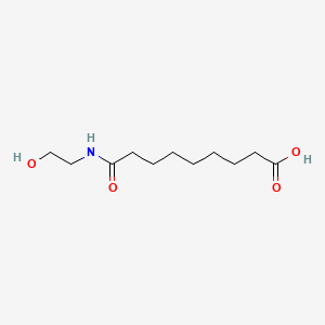 molecular formula C11H21NO4 B12669922 Azelamide monoethanolamine CAS No. 242132-61-2