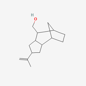 molecular formula C15H24O B12669950 Decahydro-2-isopropenyl-4,7-methanoazulene-8-methanol CAS No. 95008-96-1