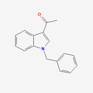 molecular formula C17H15NO B1266999 1-(1-benzyl-1H-indol-3-yl)ethanone CAS No. 93315-38-9