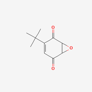 molecular formula C10H12O3 B12670001 t-Butylquinone oxide CAS No. 10476-73-0