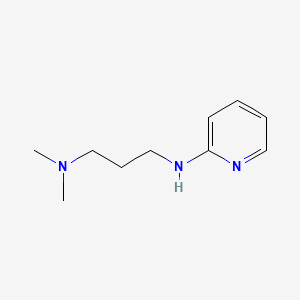 molecular formula C10H17N3 B12670040 N,N-Dimethyl-N'-2-pyridylpropane-1,3-diamine CAS No. 35389-44-7