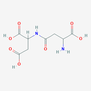 molecular formula C8H12N2O7 B1267005 L-beta-aspartyl-L-aspartic acid CAS No. 60079-22-3