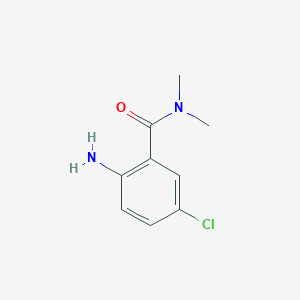 molecular formula C9H11ClN2O B1267006 2-Amino-5-chloro-n,n-dimethylbenzamide CAS No. 56042-83-2