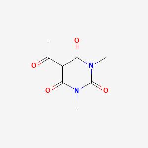 molecular formula C8H10N2O4 B1267007 5-乙酰基-1,3-二甲基巴比妥酸 CAS No. 58713-03-4