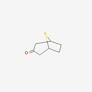 molecular formula C7H10OS B1267008 8-Thiabicyclo[3.2.1]octan-3-one CAS No. 16892-50-5