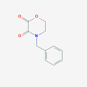 molecular formula C11H11NO3 B126701 4-Benzylmorpholine-2,3-dione CAS No. 110843-90-8