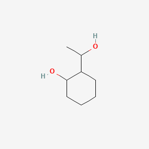 molecular formula C8H16O2 B1267015 2-(1-Hydroxyethyl)Cyclohexanol CAS No. 24337-52-8