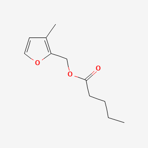 molecular formula C11H16O3 B12670164 (3-Methyl-2-furyl)methyl valerate CAS No. 94135-95-2
