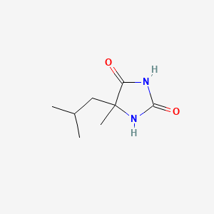 molecular formula C8H14N2O2 B1267029 5-异丁基-5-甲基海因酮 CAS No. 27886-67-5