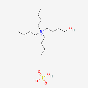 molecular formula C16H37NO5S B12670367 Tetrabutyl(4-hydroxy)ammonium hydrogen sulphate CAS No. 93839-28-2