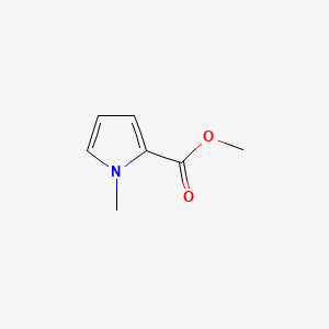 molecular formula C7H9NO2 B1267042 Methyl 1-methylpyrrole-2-carboxylate CAS No. 37619-24-2