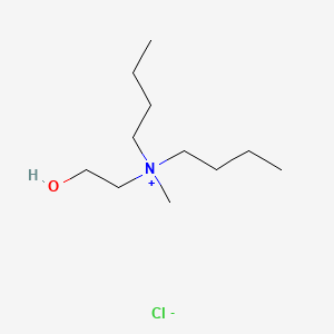 molecular formula C11H26ClNO B12670424 Dibutyl(2-hydroxyethyl)methylammonium chloride CAS No. 69518-13-4