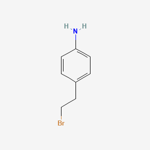 molecular formula C8H10BrN B1267046 4-(2-Bromoethyl)aniline CAS No. 39232-03-6