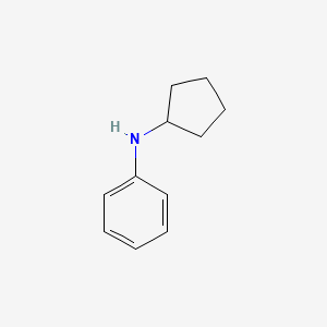 molecular formula C11H15N B1267050 N-环戊基苯胺 CAS No. 40649-26-1
