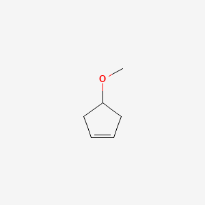 molecular formula C6H10O B1267052 Cyclopentene, 4-methoxy- CAS No. 40955-64-4