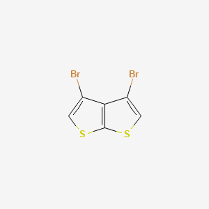 molecular formula C6H2Br2S2 B1267057 3,4-Dibromothieno[2,3-b]thiophene CAS No. 53255-78-0