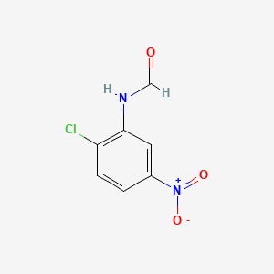 molecular formula C7H5ClN2O3 B1267058 N-(2-chloro-5-nitrophenyl)formamide CAS No. 53666-48-1