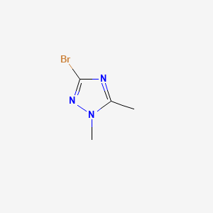 molecular formula C4H6BrN3 B1267062 3-Bromo-1,5-dimethyl-1H-1,2,4-triazole CAS No. 56616-93-4