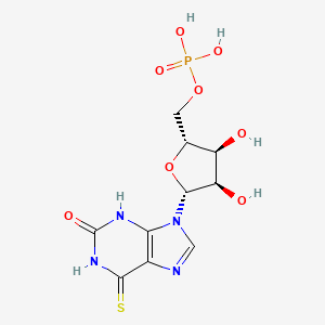 molecular formula C10H13N4O8PS B12670643 6-Thioxanthine 5'-monophosphate CAS No. 3237-49-8