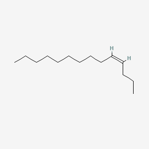 molecular formula C14H28 B12670666 cis-4-Tetradecene CAS No. 41446-65-5