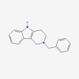 2-Benzyl-2,3,4,5-tetrahydro-1H-pyrido(4,3-b)indole